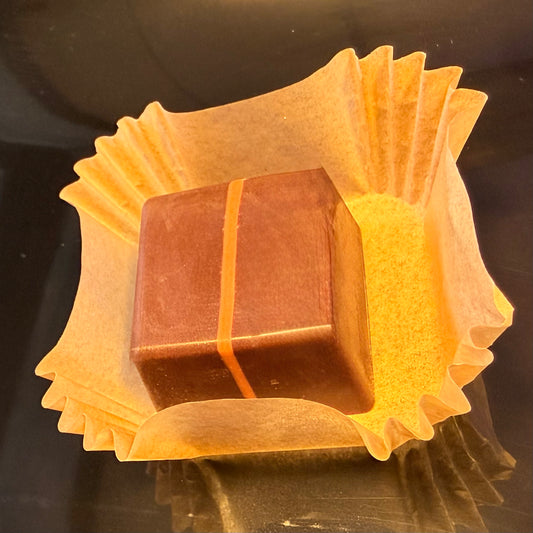 orange peel white chocolate ganache