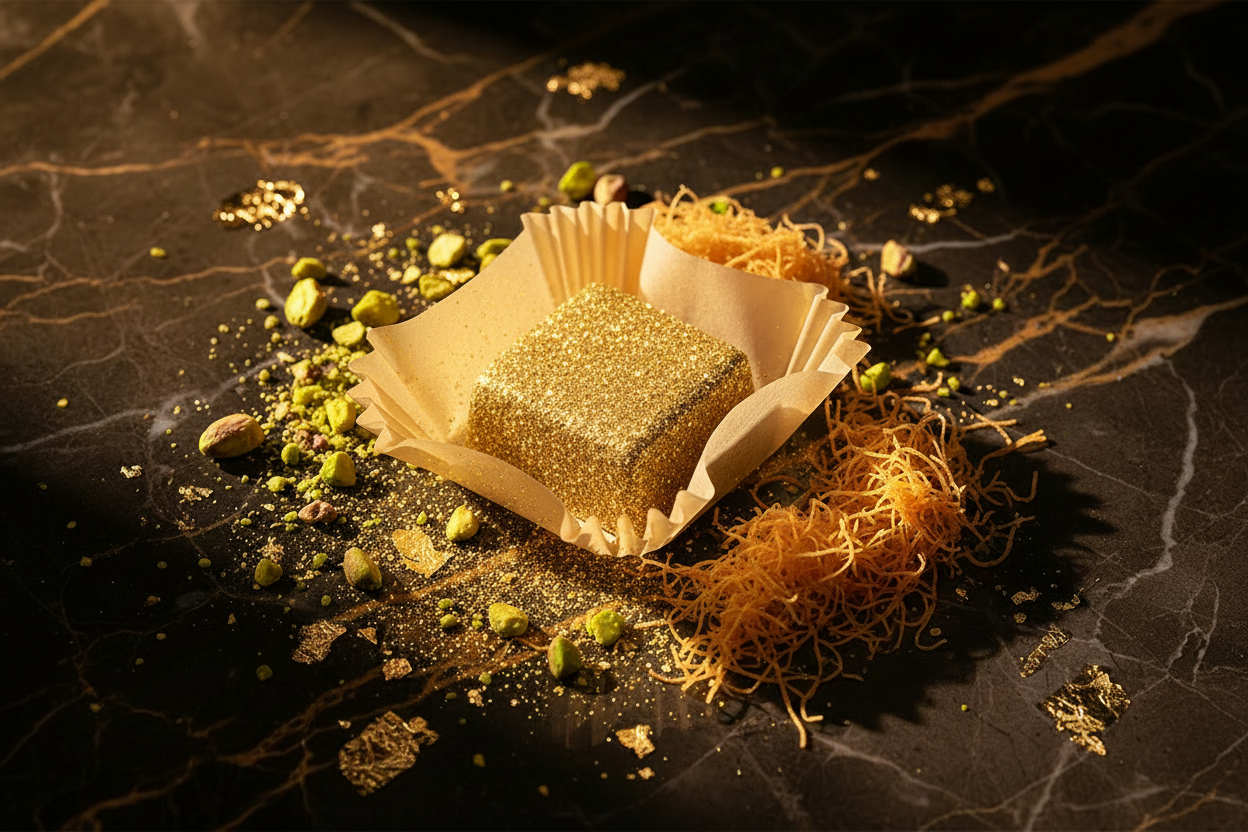 Dubai Chocolate - Gold Glitter