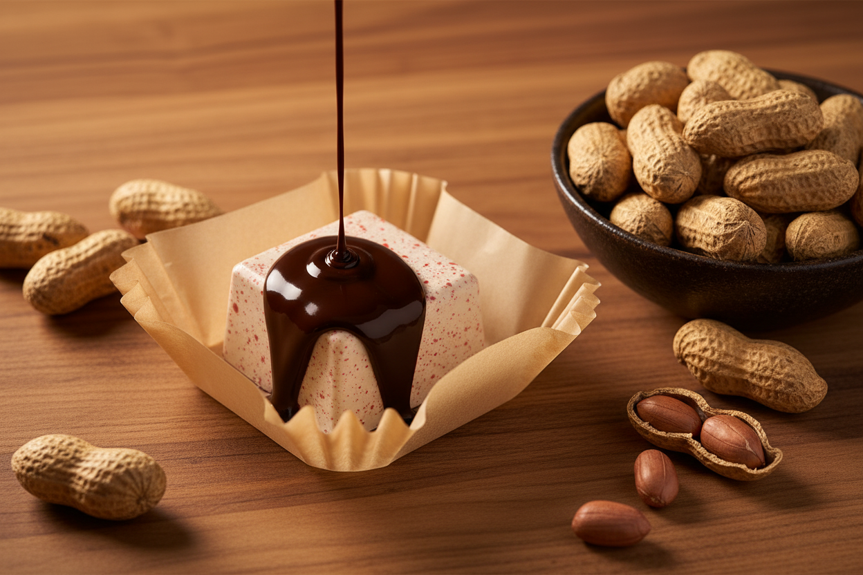 Peanut Butter Crunchy - Dark Chocolate Drizzle